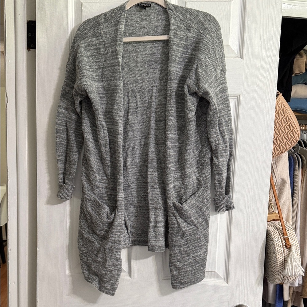 Express Gray Women's Cardigan